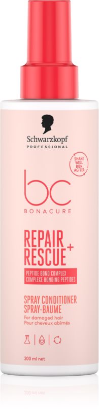 Schwarzkopf Professional BC Bonacure Repair Rescue+ balsam (nu necesita clatire) pentru par deteriorat 200 ml