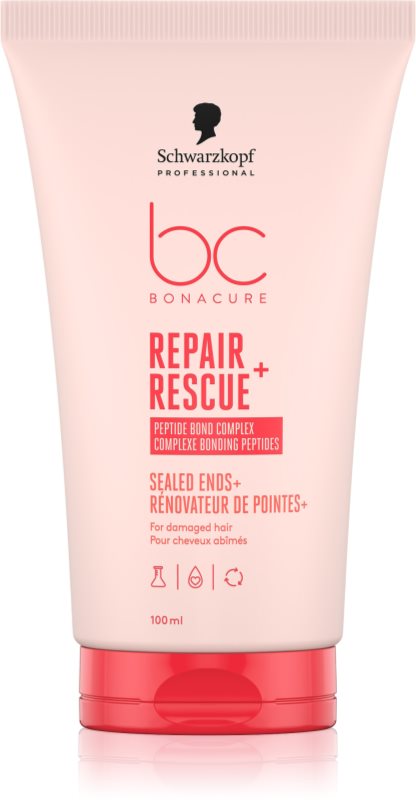 Schwarzkopf Professional BC Bonacure Repair Rescue+ ser crema pentru păr foarte deteriorat și vârfuri despicate 100 ml