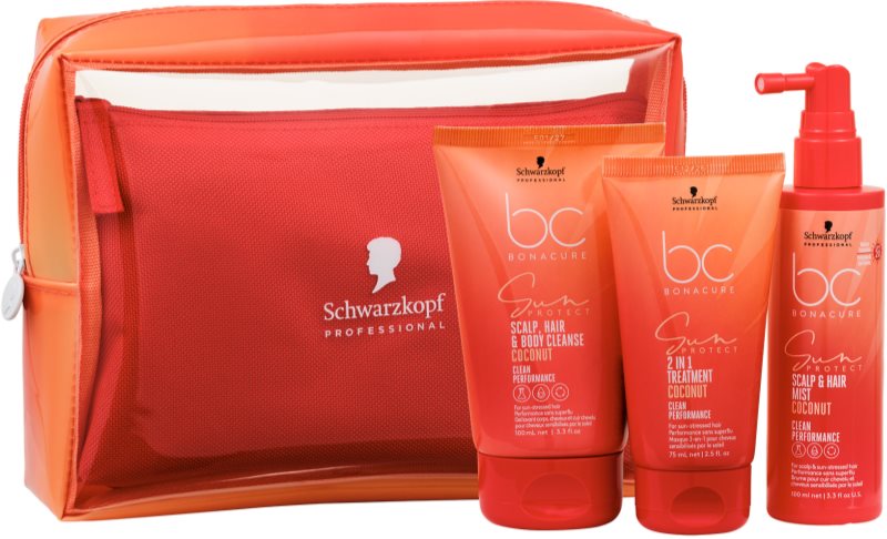 Schwarzkopf Professional BC Bonacure Sun Protect Sun Bag Seturi pentru voiaj pentru par expus la soare 1 buc