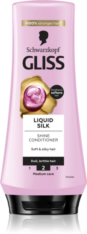 Schwarzkopf Gliss Liquid Silk balsam regenerator pentru intarire si stralucire 200 ml