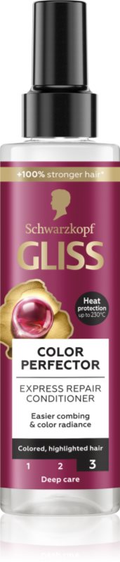 Schwarzkopf Gliss Color Perfector balsam regenerator pentru par vopsit sau suvitat 200 ml