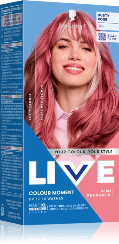 Schwarzkopf LIVE Ultra Brights or Pastel vopsea de păr semipermanentă