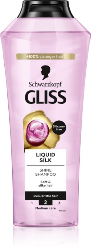 Schwarzkopf Gliss Liquid Silk sampon pentru regenerare pentru intarire si stralucire 400 ml