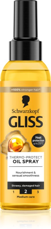 Schwarzkopf Gliss Oil Nutritive ulei protector pentru modelarea termica a parului 150 ml