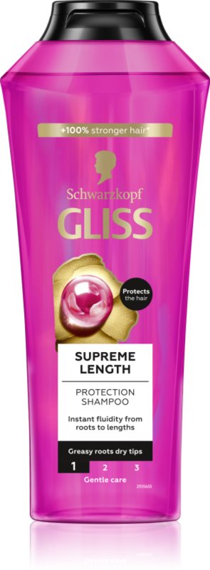Schwarzkopf Gliss Supreme Length sampon protector pentru păr lung 400 ml