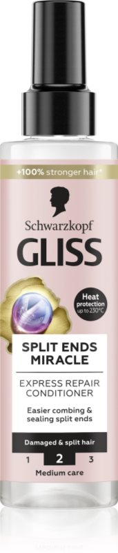 Schwarzkopf Gliss Split Ends Miracle balsam (nu necesita clatire) pentru varfuri despicate 200 ml