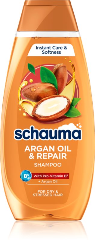 Schwarzkopf Schauma Argan Oil & Repair șampon regenerator pentru păr uscat și deteriorat 400 ml