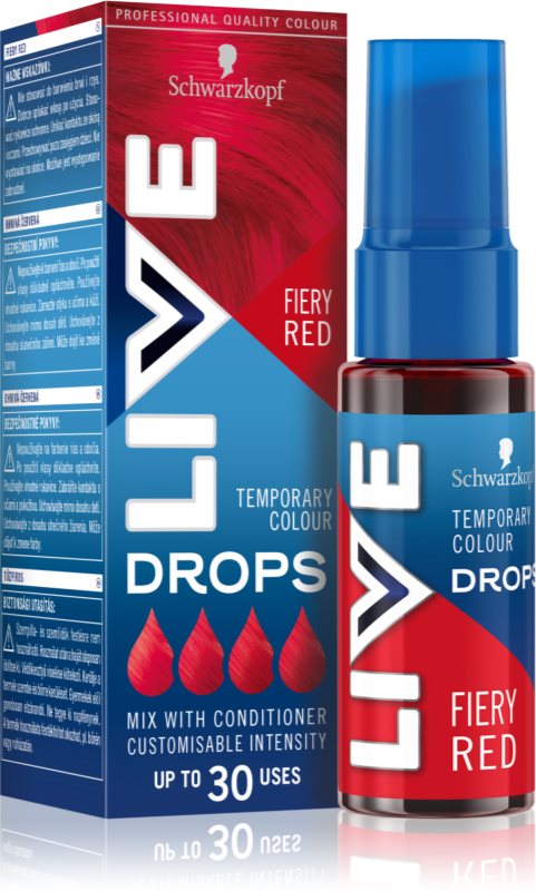 Schwarzkopf LIVE Drops sampon nuantator