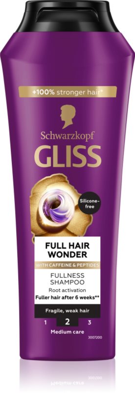 Schwarzkopf Gliss Full Hair Wonder sampon pentru regenerare pentru par deteriorat