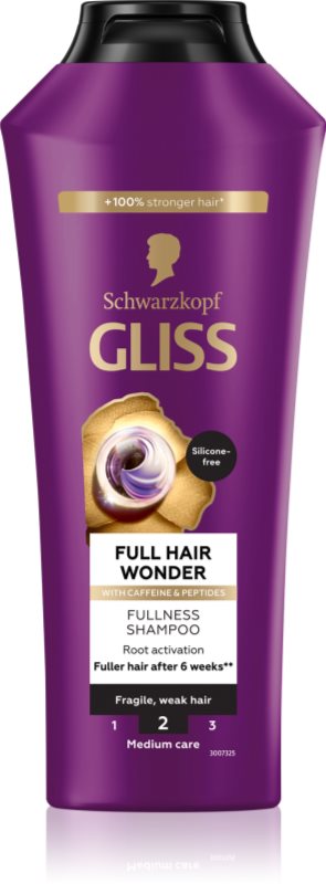 Schwarzkopf Gliss Full Hair Wonder sampon pentru regenerare pentru par deteriorat