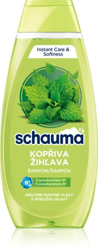 Schwarzkopf Schauma Nettle Freshness sampon pentru curatare pentru par si scalp gras 400 ml