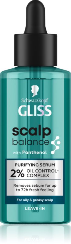 Schwarzkopf Gliss Scalp Balance Ser pentru scalp curățare profundă pentru par gras 100 ml