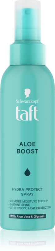 Schwarzkopf Taft Aloe Boost spray hidratant pentru păr pentru modelarea termica a parului 150 ml