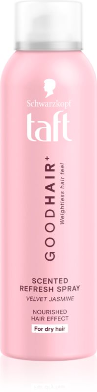 Schwarzkopf Taft Good Hair Spray revigorant pentru par uscat parfum Velvet Jasmine 150 ml