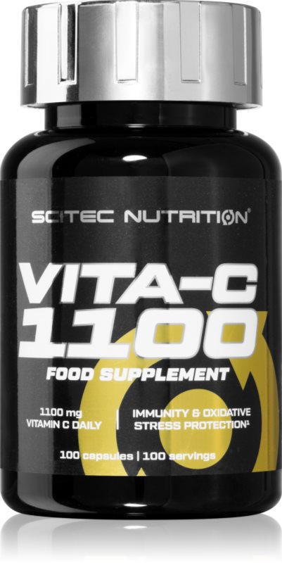 Scitec Nutrition Vita-C 1000 tablete pentru susținerea sistemului imunitar și a sănătății dinților 162 g