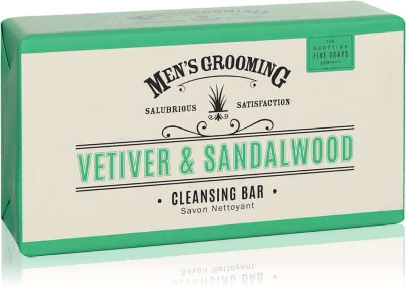 Scottish Fine Soaps Men’s Grooming Vetiver & Sandalwood săpun solid pentru curățare pentru barbati 220 g