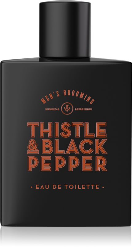 Scottish Fine Soaps Thistle & Black Pepper Eau de Toilette pentru bărbați