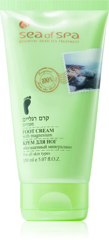 Sea of Spa Essential Dead Sea Treatment crema de picioare cu minerale din Marea Moartă 150 ml