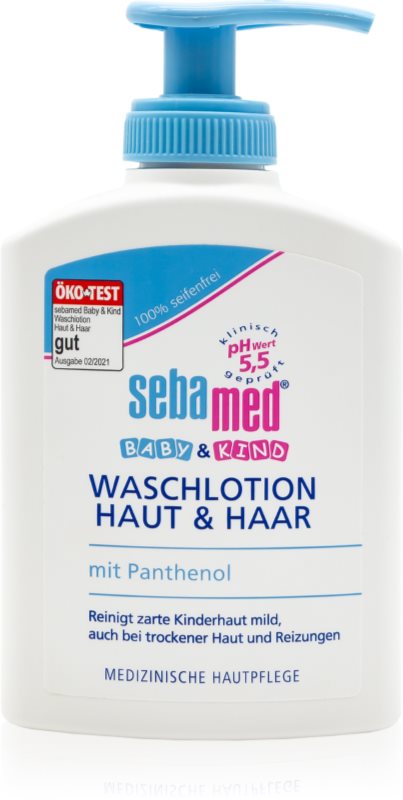 Sebamed Baby emulsie pentru spalare pentru corp si par cu pompă 200 ml