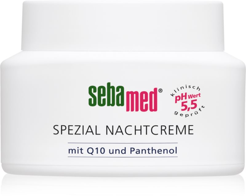Sebamed Special Night Cream with Q10 and Panthenol crema regeneratoare de noapte cu coenzima Q10 75 ml
