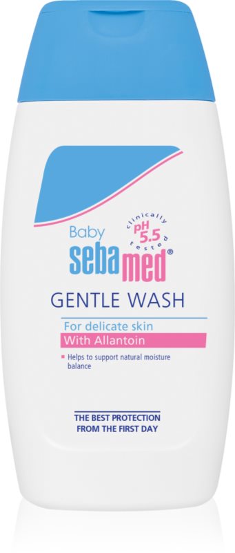 Sebamed Baby Wash Lotiune pentru spalare cu efect catifelant pentru corp si par 200 ml