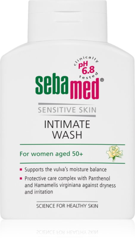 Sebamed Wash Emulsie pentru igienă intimă în timpul menopauzei pH 6,8 200 ml