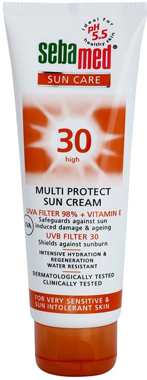 Sebamed Sun Care Multi Protect Sun Cream cremă pentru plaja SPF 30 75 ml