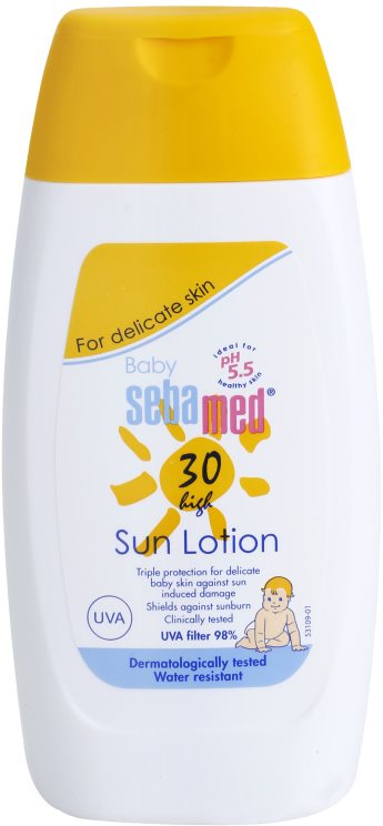Sebamed Baby Sun lotiune de protectie solara pentru cpoii SPF 30 200 ml