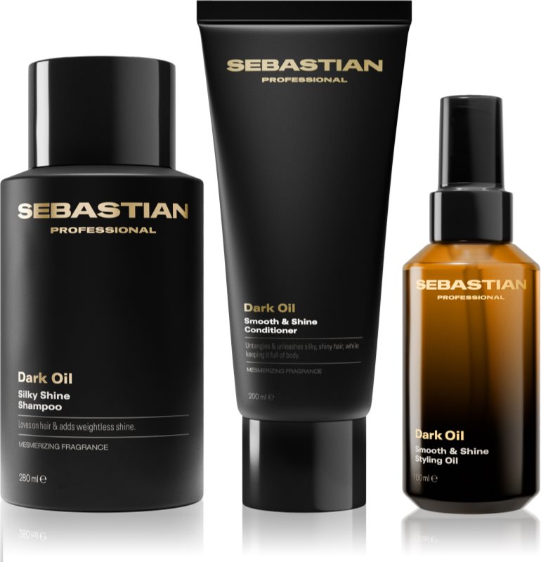 Sebastian Professional Dark Oil Set set pentru un par stralucitor si catifelat