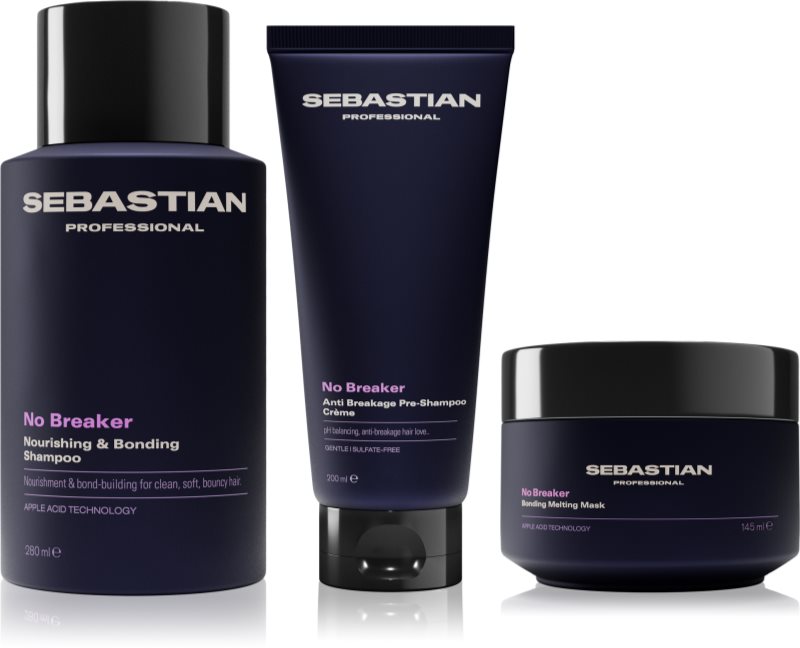 Sebastian Professional No.Breaker Bundle set pentru par deteriorat 3 buc
