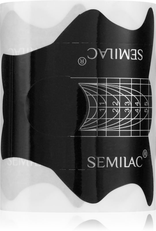 Semilac Shaper Slim Nail Forms șabloane pentru unghii 100 buc