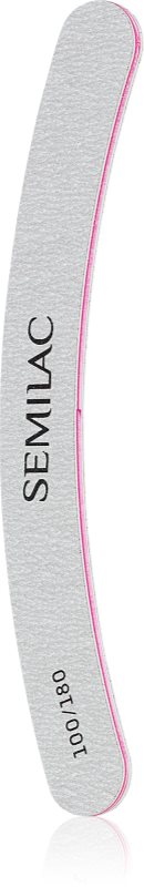 Semilac Accessories Nail File 100/180 Fisier pentru acrilice - si gel de unghii 100/180 1 buc