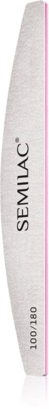 Semilac Accessories Nail File 100/180 pilă de unghii clasică cu două straturi aspre 1 buc