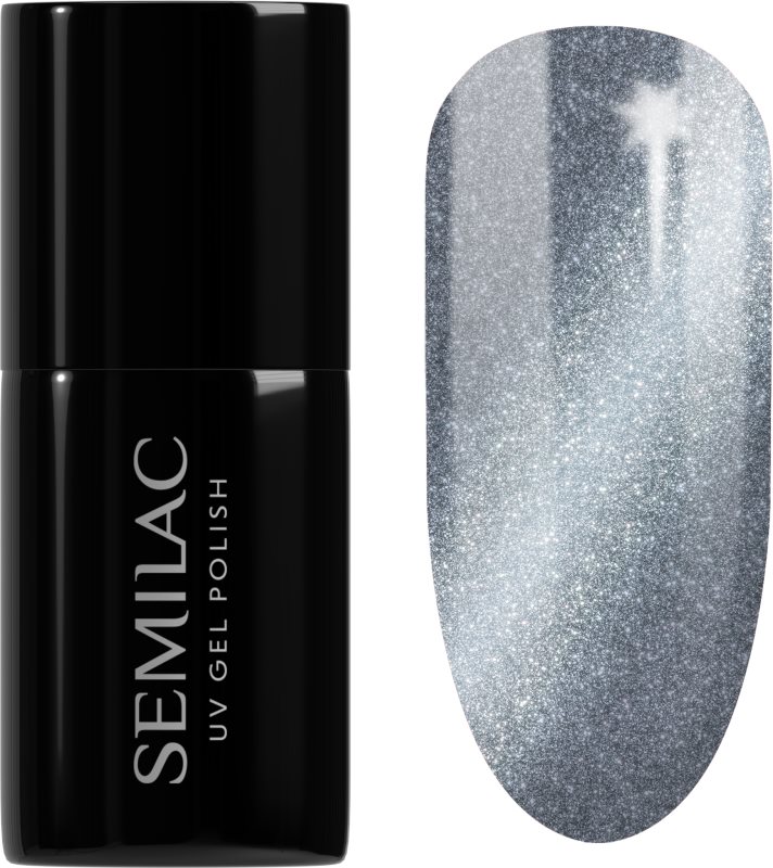 Semilac UV Hybrid Silk Effect unghii cu gel folosind UV / lampă cu LED