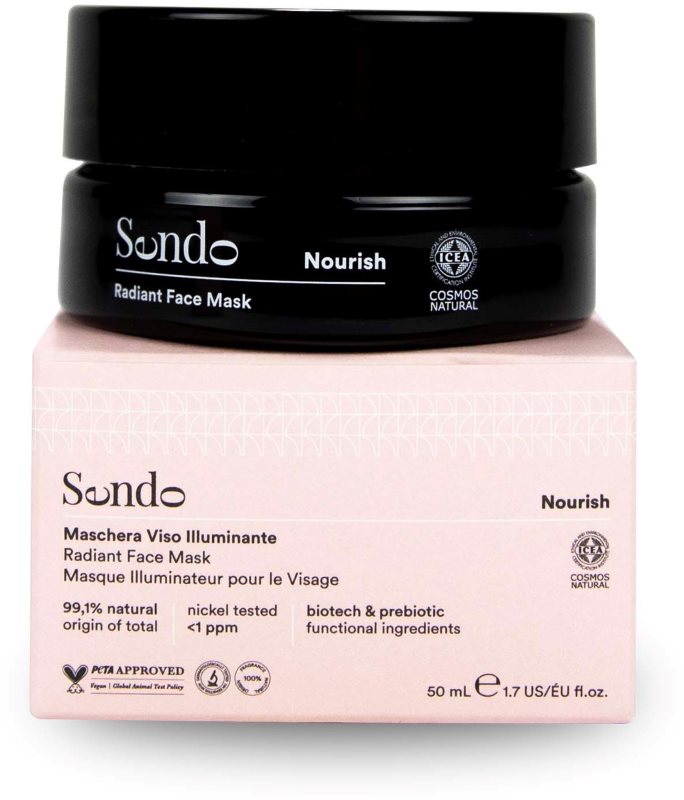 Sendo Nourish Radiant Face Mask masca iluminatoare faciale 50 ml