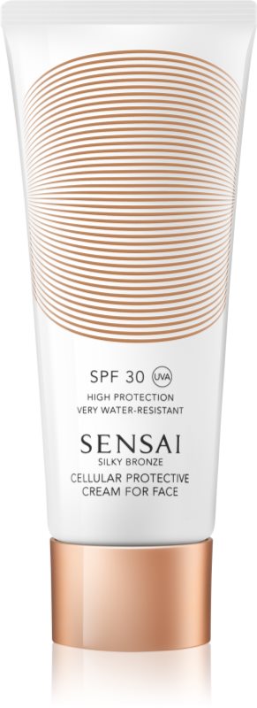 Sensai Silky Bronze Cellular Protective Cream crema contur pentru bronzat SPF 30 50 ml