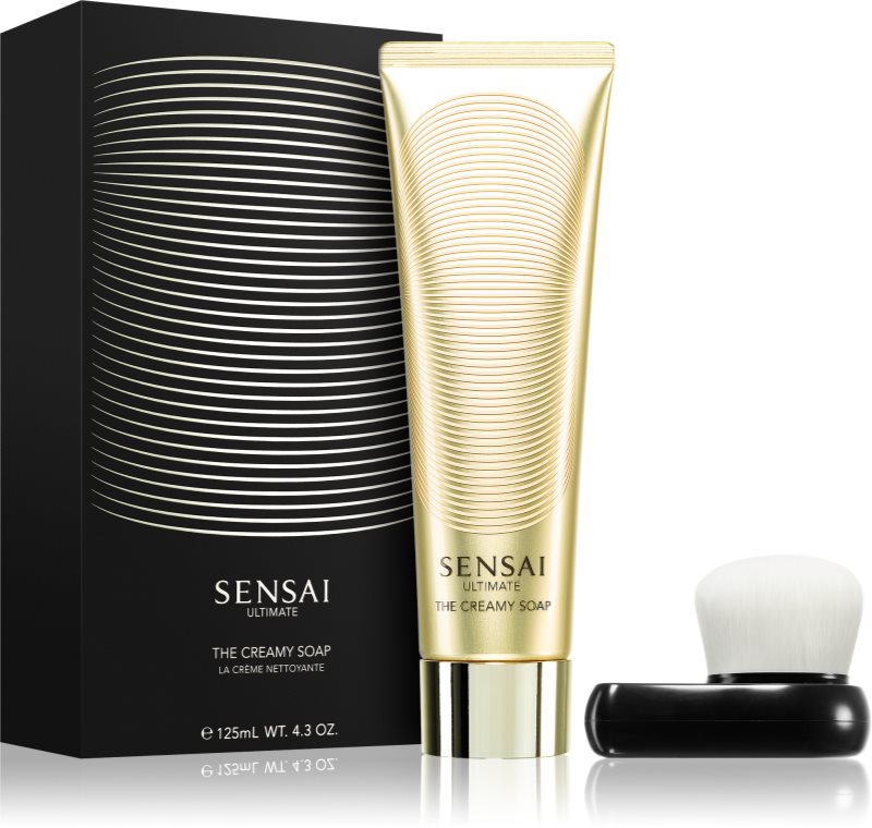 Sensai Ultimate The Creamy Soap sapun crema cu pensula 125 ml