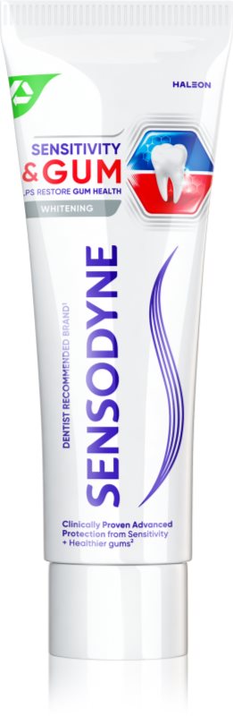 Sensodyne Sensitivity & Gum Whitening pasta de dinti pentru albire pentru a proteja dintii si gingiile