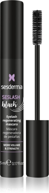 Sesderma Seslash mascara cu efect de alungire a genelor cu keratina culoare black 5 ml