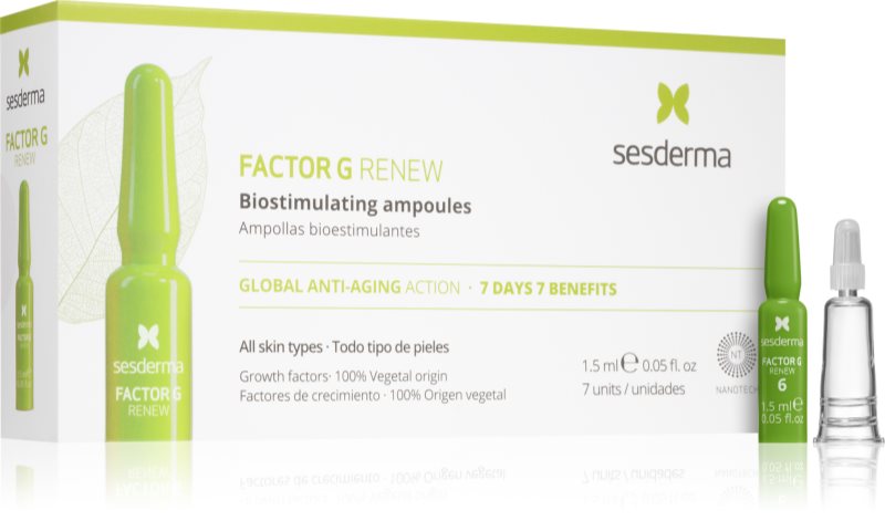Sesderma Factor G Renew ser revitalizant pentru intinerirea pielii 7x1,5 ml