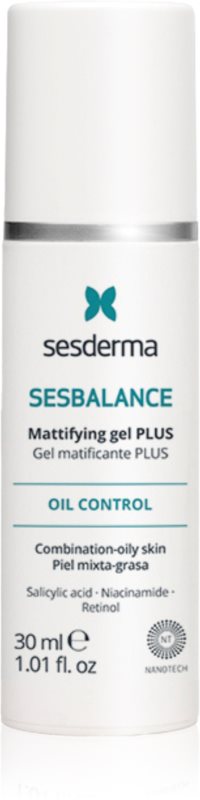 Sesderma Sesbalance Mattifying Gel Plus gel matifiant de noapte pentru ten gras și mixt 30 ml