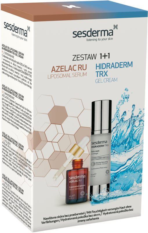 Sesderma Azelac RU + Hidraderm TRX Set set cadou de Crăciun impotriva petelor intunecate