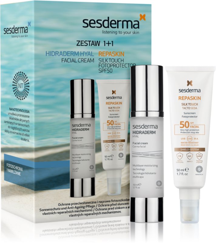 Sesderma Set Hidraderm Hyal+ Repaskin set cadou pentru piele uscata spre sensibila