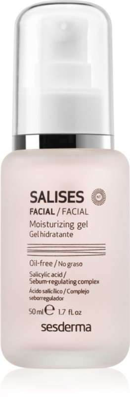 Sesderma Salises gel hidratant pentru tenul gras, predispus la acnee 50 ml
