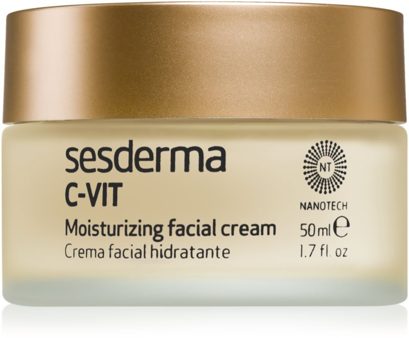 Sesderma C-Vit crema de fata hidratanta anti-îmbătrânire cu vitamina C 50 ml