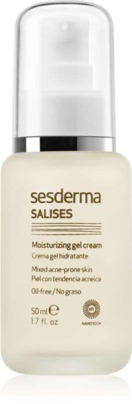 Sesderma Salises gel crema hidratant pentru tenul gras, predispus la acnee 50 ml