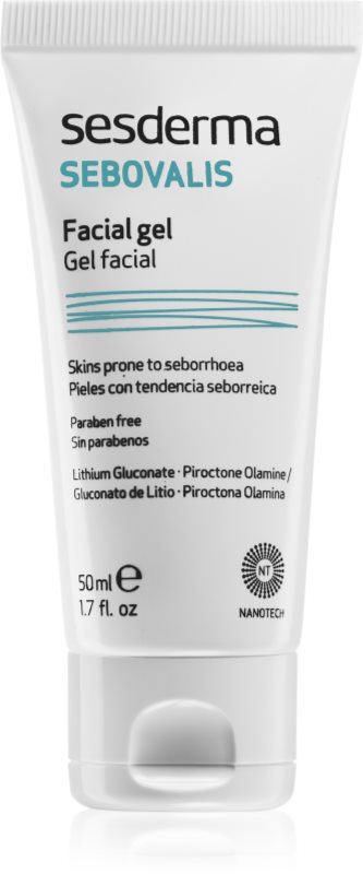 Sesderma Sebovalis Gel facial de producție reglare de sebum 50 ml