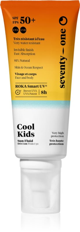 SeventyOne Cool Kids SPF50+ spray pentru protectie solara pentru copii corp si fata SPF 50+ 100 ml