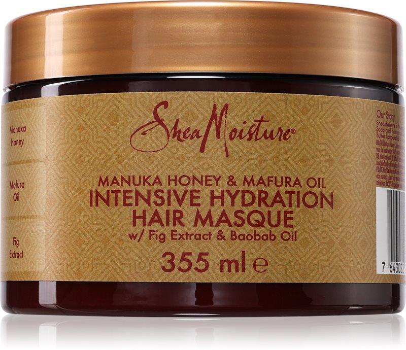 Shea Moisture Manuka Honey & Mafura Oil masca pentru hidratare intensa pentru păr 355 ml