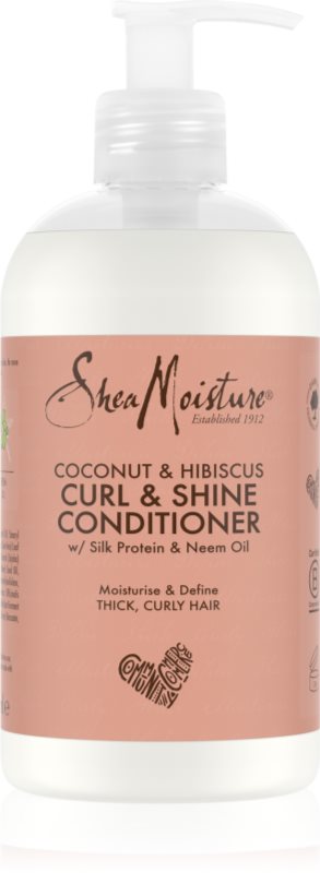 Shea Moisture Coconut & Hibiscus balsam pentru păr creț 384 ml